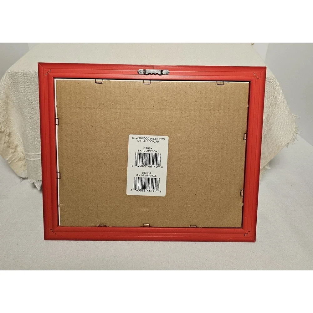 School House Picture Frame Red Ruler Design 8x10 - Picture 3 of 3